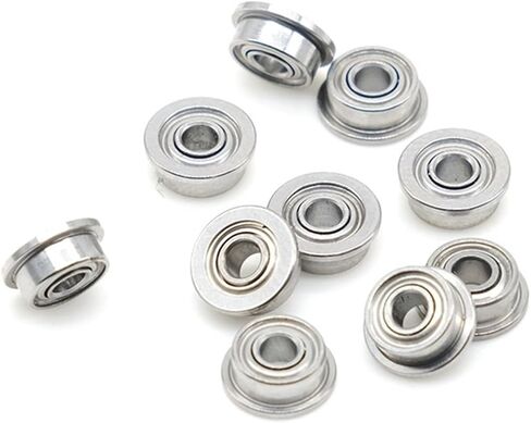 10Pcs Flange Ball Bearing 3x10x4mm F623ZZ 3D Printers Parts Deep Groove Pulley Wheel Bearings in Saudi Arabia