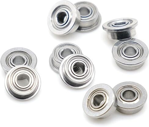 10Pcs Flange Ball Bearing 3x10x4mm F623ZZ 3D Printers Parts Deep Groove Pulley Wheel Bearings in Saudi Arabia