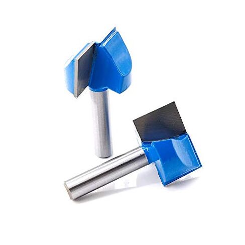 8mm Shank Cleaning Bottom Engraving Bit Solid Carbide End Mill CNC Milling Cutter For Wood Router Bit Woodworking Tools(19mm) in Kuwait