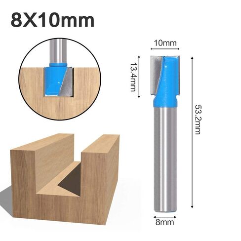 8mm Shank Cleaning Bottom Engraving Bit Solid Carbide End Mill CNC Milling Cutter For Wood Router Bit Woodworking Tools(19mm) in Kuwait
