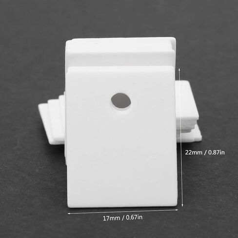 Ceramic Insulation Leaf Alumina 100 Pieces for Alumina IGBT Cooling Ceramic Leaf 17 X 22 X 1 Mm Suitable for Coal Mining, Insulating Sheet Port Holes 3.7 Mm in Saudi Arabia