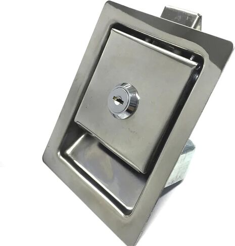 Square Cabinet Door Lock with Key Or Not for Electronical Box Car Truck Trunk Pickup Bus Accessories Rarelock MS215 1Pcs(Black) in Saudi Arabia
