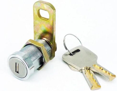 High Security Cam Lock for Cabinet Cash Box Safe Box Equipment Brass Key DIY Furniture Hardware Rarelock JA29 1Pcs(27mm Key Different) in Saudi Arabia