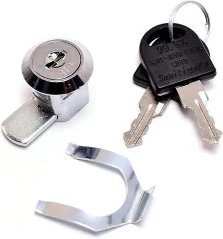 Moving Piece Cam Lock with Quick Clip for Cash Box Drawer Locker Metal Cabinet Airbox Lock MX16 1Pcs(B) in Saudi Arabia