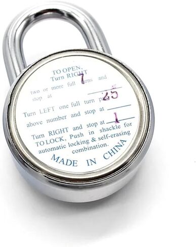 Cipher Disk Combination Padlock with 3 Digit Password Lock for School Locker Cabinet Or Door MMS6 1Pcs in Saudi Arabia