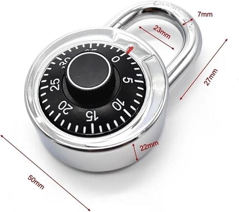 Cipher Disk Combination Padlock with 3 Digit Password Lock for School Locker Cabinet Or Door MMS6 1Pcs in Saudi Arabia