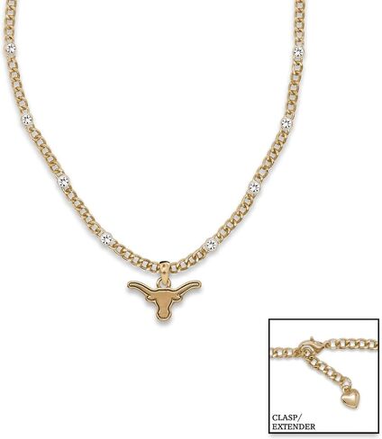 From the Heart Texas Longhorns Lydia Gold Necklace Jewelry Gift Licensed UT in Saudi Arabia