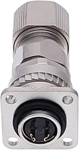 1 piece motor connector CM10 10 pin straight 2 core servo encoder socket DDK metal connector(Angle 2Pin) in Kuwait
