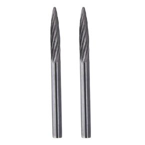 1/2Pcs Tungsten Carbide Rotary Files 1/8" Shank Taper Shape Rotary Tool for Die Grinder Drill Bit Power Tools Parts(1pc) in Kuwait