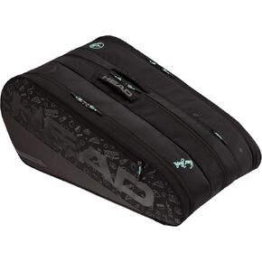HEAD TOUR RACQUET BAG XL (12R) NEON 2025, Black in Kuwait