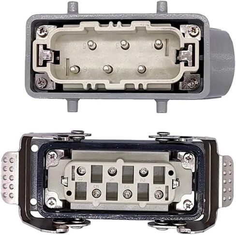 HDC-H-006-1/2/3/4 F/M 6-pin screw connection 35A industrial rectangular connector(HDC-HSB-006-4) in Kuwait
