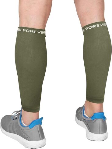Calf Compression Sleeves For Men And Women - Leg Compression Sleeve - Footless Compression Socks for Runners, Shin Splints, Varicose Vein & Calf Pain Relief - Calf Brace For Running, Cycling, Travel in Saudi Arabia