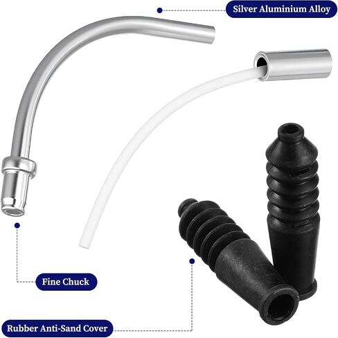 Bike V Brake Noodle Cable Guide Pipe Set, with 16 Pcs Bicycle Brake Cable Guide Pipe and 16 Pcs Rubber Boots for Mountain and Road Bike Accessories (90°and 120°) in Saudi Arabia