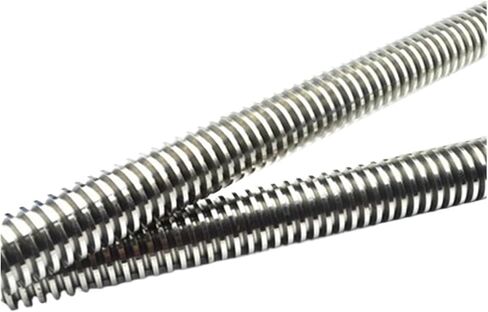 Metal Ball Screw nut Two Pieces of T10 Screw Stainless Steel Screw Stepper Motor Screw Lead 14mm(450mm) in Saudi Arabia
