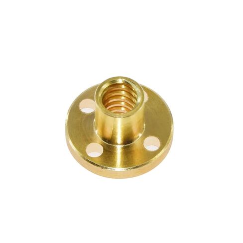 Metal Ball Screw nut 1 PCS T8 Screw Brass/Nut Suitable for Screw Pitch 2mm Lead 8mm Z-Axis Trapezoidal Motor Screw Nut(T8 Screw POM nut) in Saudi Arabia