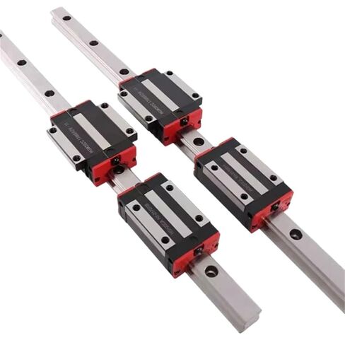 Linear Motion Ball Screw Precision Part 4pcs Block HGW20CC +HR20 Square Linear Guide Rail 2pcs HGR20 +Ball Screw SFU1605 Ball Screw+BKBF12 Linear Actuator(600mm) in Kuwait