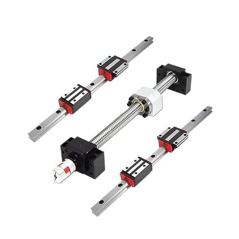 Linear Motion Ball Screw Precision Part 4pcs Block HGW20CC +HR20 Square Linear Guide Rail 2pcs HGR20 +Ball Screw SFU1605 Ball Screw+BKBF12 Linear Actuator(600mm) in Kuwait