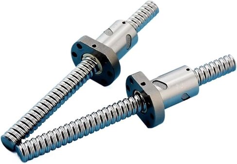 Metal Ball Screw nut Flange Ball Screw SFU2005 Single Ball Nut End Machined for CNC Parts 3D Printer Ball Screw(350mm) in Saudi Arabia