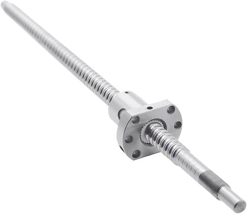 Metal Ball Screw nut Flange Ball Screw SFU2005 Single Ball Nut End Machined for CNC Parts 3D Printer Ball Screw(350mm) in Saudi Arabia