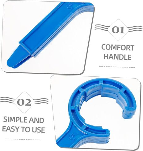 PRETYZOOM 2pcs Chemical Barrel Cap Openers Lid Remover for Paint Can Bucket Lids Wrench for Buckets in Saudi Arabia