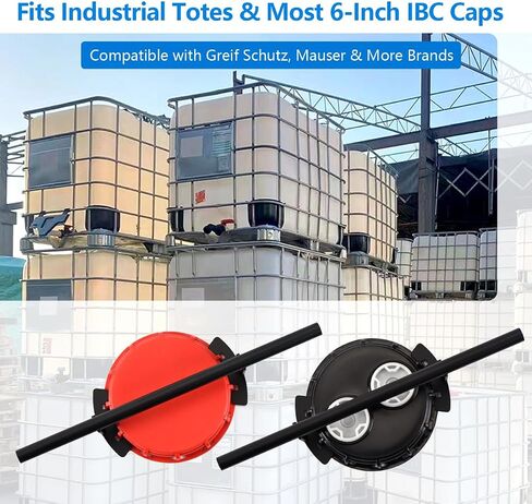 مفتاح غطاء محمل IBC ، وجع فولاذي شاق 6 بوصة لحمل الصناعة وأغطية دبابات IBC in Saudi Arabia