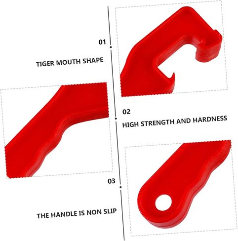 6pcs CAN Plastic CAN CAN PENER DIVER LID Opener Industrial Lid Remover Wick Easy Merry Hook Long Honge Handle Cover Cover Random Colling in Saudi Arabia