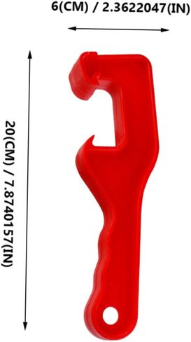 6pcs CAN Plastic CAN CAN PENER DIVER LID Opener Industrial Lid Remover Wick Easy Merry Hook Long Honge Handle Cover Cover Random Colling in Saudi Arabia