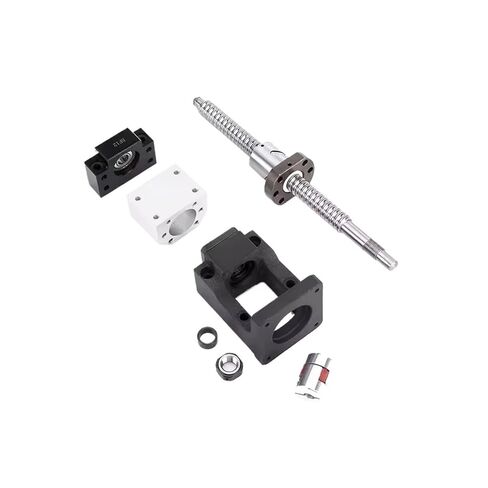 برغي الكرة الخطية المسمار الدقة الجزء المسمار SFU2005 1050mm-2000mm مجموعات المغزل ومجموعات المحركات لملحقات آلة النقش (1100 مم) in Kuwait