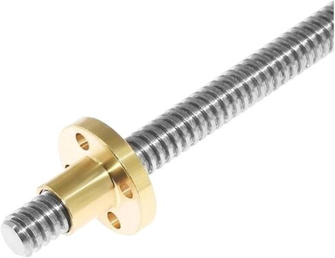 Metal Ball Screw nut T8 Lead Screw OD 8mm Lead 12mm 200mm-500mm with Nut(250mm) in Saudi Arabia
