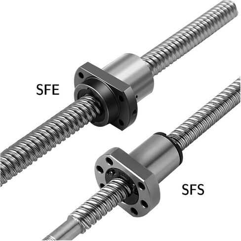كرات الكرة المعدنية Nut Nut SFU2505 بطول برغي الكرة 200 مم-1450 مم برغي كرة أحادية (850 مم) in Saudi Arabia