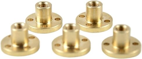 Metal Ball Screw nut T6 Lead Screw 304 Stainless Steel Diameter 6mm Pitch 1mm Length 100mm-550mm Lead Screw with Brass Nut(350mm) in Saudi Arabia