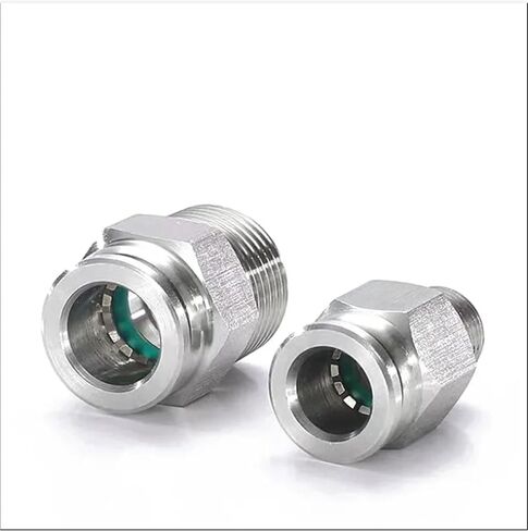 1pc SAP SS304 Pneumatic Hose Fittings PCAir Tube Connector 4/6/8/10/12mm Push In Hose Pneumatic Connectors PC 1/8 1/4 3/8 1/2 BSPT BSPT-ZG SS304 PC(6-01(6mm-1I8) 12g) in Saudi Arabia