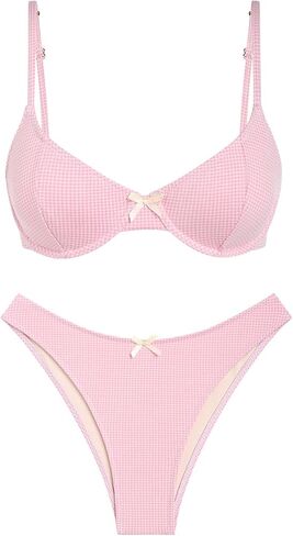 Seamoly Vintage Gingham Bowknot Decor in Saudi Arabia