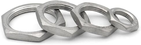1/8"1/4"3/8"1/2"3/4"1"1-1/4"1-1/2"2" Stainless Steel 304 BSPT Internal Thread Hexagonal Lock Nut Pipe Fittings(1 Pc,1-1/4") in Saudi Arabia