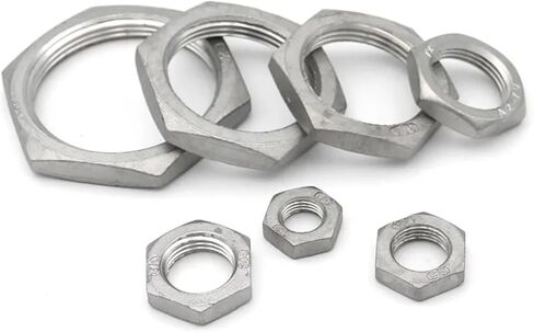 1/8"1/4"3/8"1/2"3/4"1"1-1/4"1-1/2"2" Stainless Steel 304 BSPT Internal Thread Hexagonal Lock Nut Pipe Fittings(1 Pc,1-1/4") in Saudi Arabia