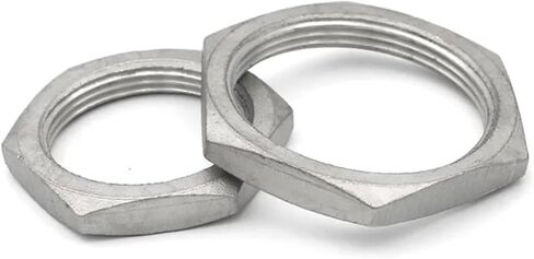 1/8"1/4"3/8"1/2"3/4"1"1-1/4"1-1/2"2" Stainless Steel 304 BSPT Internal Thread Hexagonal Lock Nut Pipe Fittings(1 Pc,1-1/4") in Saudi Arabia