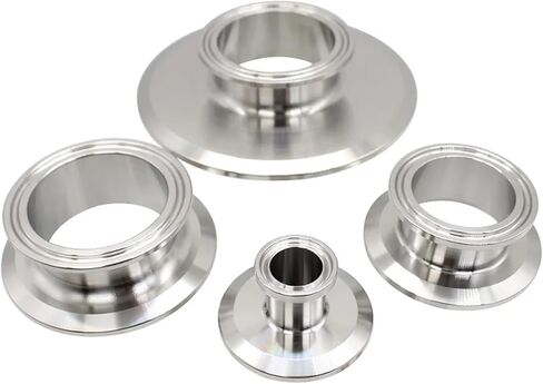 SAP SS304 SS316L stainless steel quick fit variable diameter food grade blind plate clamp blocking plate size adapter(64mmX25.2mm 138g,SS304) in Saudi Arabia