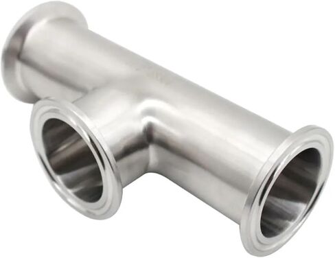1.5 '' 2 '' TRI Clamp anneration TEE 304 316L FELESTING FELUTING TIPTING (2INCH FERRULE 64 ، SS316L) in Saudi Arabia