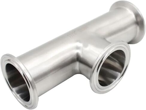 1.5 '' 2 '' TRI Clamp anneration TEE 304 316L FELESTING FELUTING TIPTING (2INCH FERRULE 64 ، SS316L) in Saudi Arabia