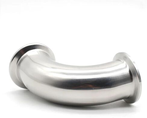 1PC SAP Three Clip Elbow Stains Steel SS304 316L 90 درجة كوع 19MM-102mm pittings محلية الصنع 3/4 "1" 1.5 "2" 2.5 "3" 4 "(SS316L ، 45 ملم-فيرول 64) in Saudi Arabia
