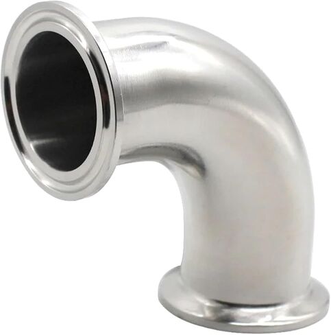 1PC SAP Three Clip Elbow Stains Steel SS304 316L 90 درجة كوع 19MM-102mm pittings محلية الصنع 3/4 "1" 1.5 "2" 2.5 "3" 4 "(SS316L ، 45 ملم-فيرول 64) in Saudi Arabia