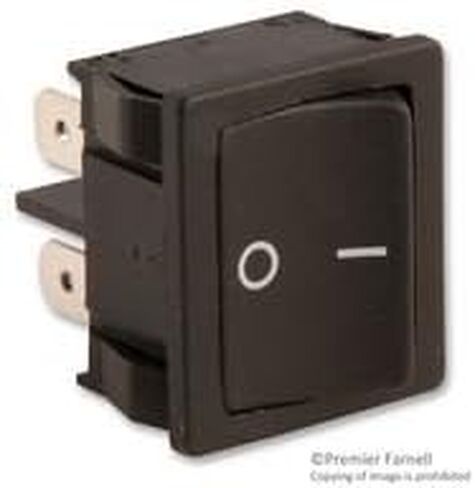 Marquardt Switch, Rocker, Dpst, 10A, 250A, Black - 1802.1108 in Saudi Arabia