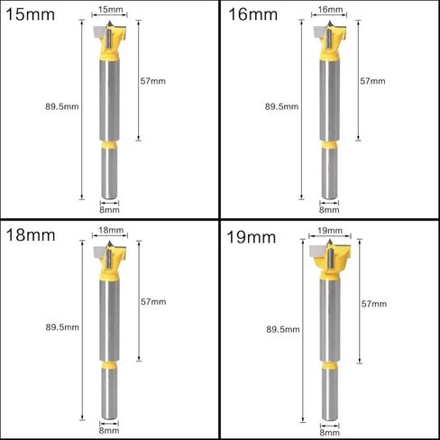 BAWHO 15mm-26mm Flat Wing Drill Bit Hinge Hole Drill Bit Carbide Drill Bit Hole Opener Practical Hole Puncher Woodworking Tools 1Pcs(23mm) in Saudi Arabia