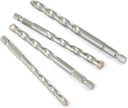 حفر البناء بتات كربيد التنغستن المملحة من الطوب الخرساني مجموعة الحفر الحجم 4/5/6/8/10MM تغيير سداسي سداسي سداس 1PCs (8 مم (1pc)) in Saudi Arabia