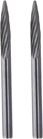 1/2pcs files tungsten carbide rotary files 1/8 "shank taper شكل دوار للأداة الدوارة لأدوات طاحونة بتات الأدوات (1pc) in Saudi Arabia