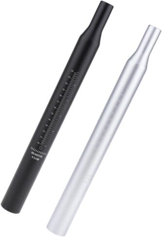 Bike Seat Post 33.9/34.9mm Aluminum Alloy for Folding Bike Lightweight Seatpost Component 350/450/550mm Black in Saudi Arabia