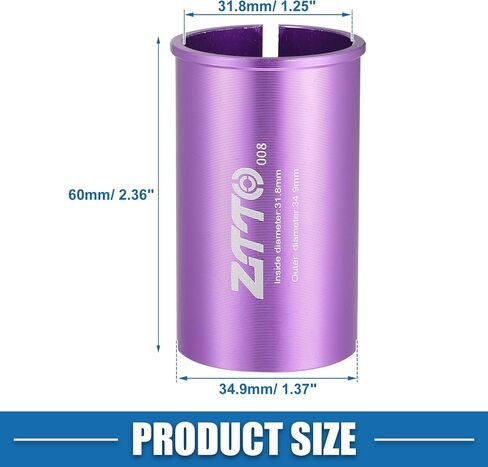 محول Seatpost Shim متين 31.8 ملم 1.25 "ID 34.9mm 1.37" أنبوب SEATPOS in Saudi Arabia