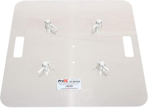 ProX XT-BP24A 24" Aluminum 6mm Truss Base Plate for F34 F32 F31 Conical Square Truss with Connectors in Saudi Arabia
