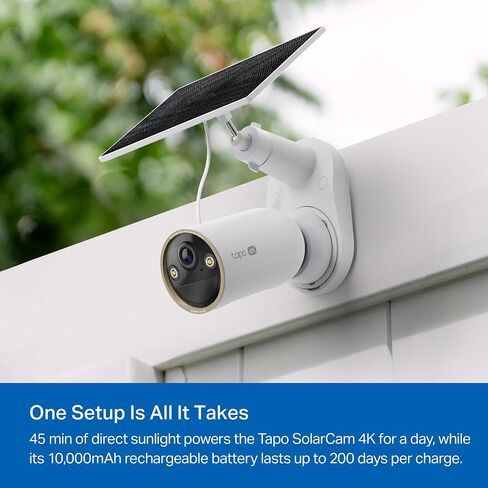 Tapo 4K Ultra HD Outdoor Battery Security Camera – Up to 200 Day Battery, Free Person/Vehicle Detection, Starlight Color Night Vision, Works w/Alexa and Google Home, MagCam 4K in Saudi Arabia