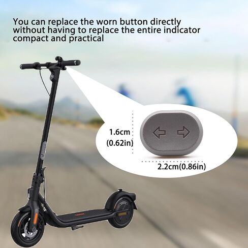 2PCS Scooter Turn Signal Switch Button for Ninebot F2/F2 Plus/F2 Pro/E2 PRO/MAX G2 Turn Signal Switch Replacement Button Scooter Accessories in Saudi Arabia